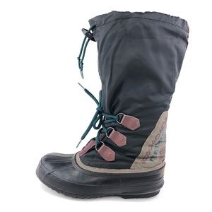 Sorel Black Waterproof Winter Snow Boots 7